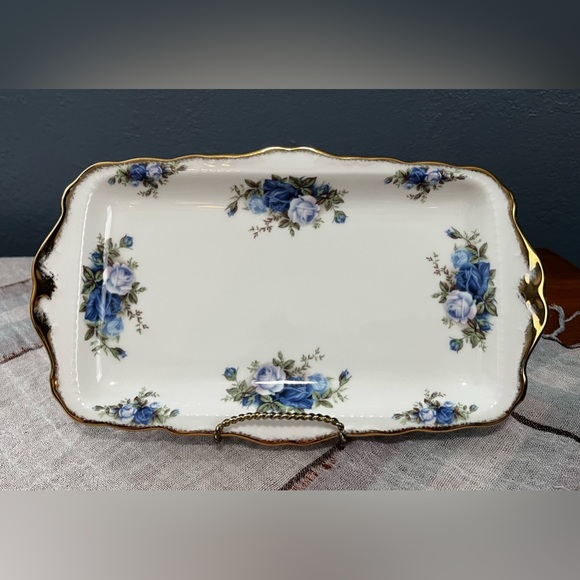 Royal Albert Other - Royal Albert Moonlight Rose Large Sandwich Tray